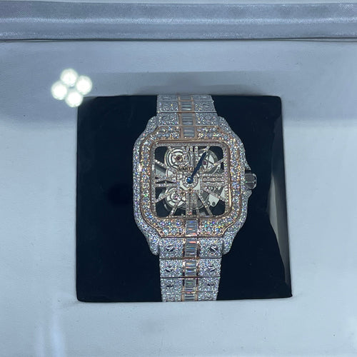 Cartier iced out watch
