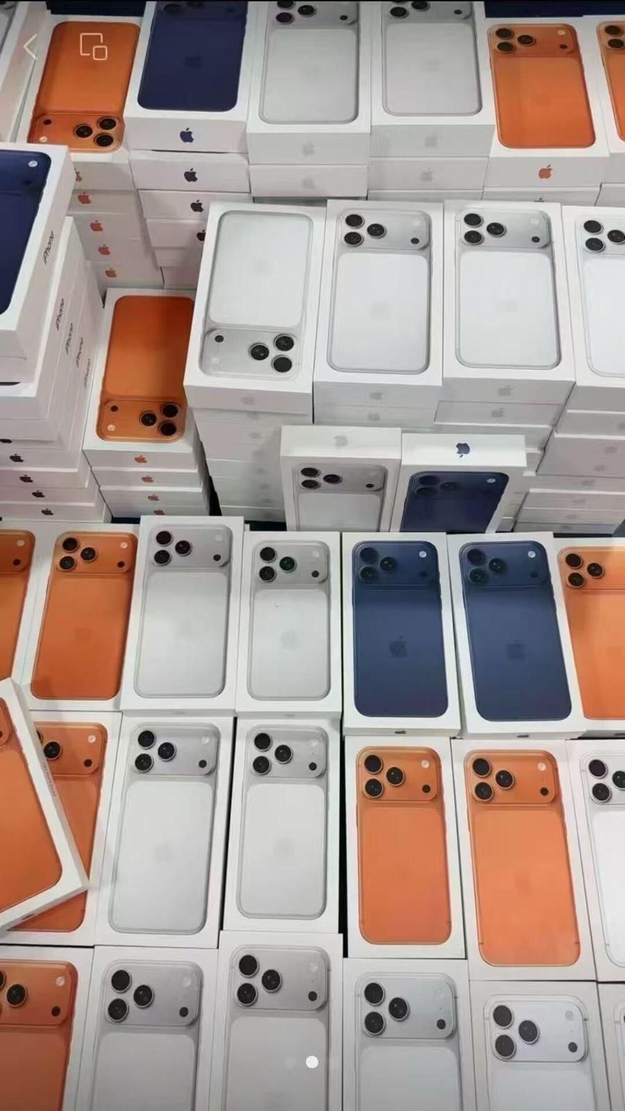 Iphone 17 pro max Orange titanium