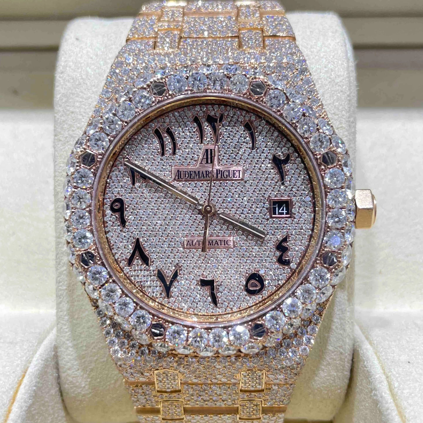 AP Iced out pink color