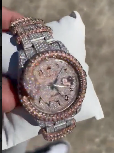 Royal Ice Roman Date Watch